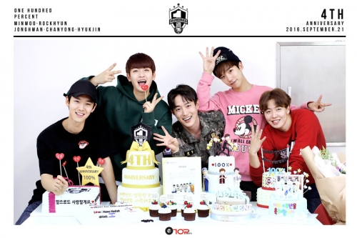 백퍼센트-4주년